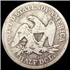 Image 2 : 1853 Arws & Rays Seated Liberty Half Dollar NICELY CIRCULATED