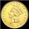 Image 1 : 1862 Rare Gold Dollar CLOSELY UNCIRCULATED