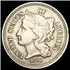 Image 1 : 1868 Nickel Three Cent LIGHTLY CIRCULATED