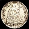 Image 1 : 1853 Arws Seated Liberty Half Dime NEARLY UNCIRCULATED