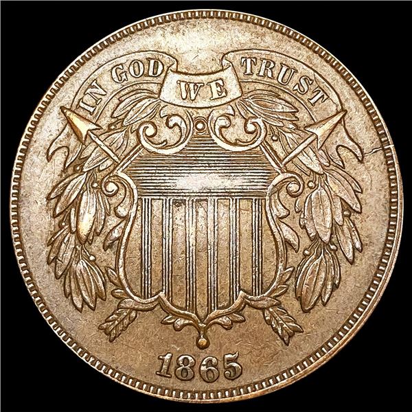 1865 Two Cent Piece CLOSELY UNCIRCULATED