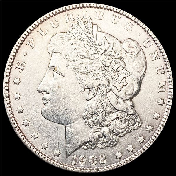 1902 Morgan Silver Dollar NEARLY UNCIRCULATED