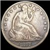 Image 1 : 1877 Seated Liberty Half Dollar LIGHTLY CIRCULATED