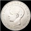 Image 1 : 1895 Puerto Rico Silver 1 Peso UNCIRCULATED