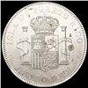 Image 2 : 1895 Puerto Rico Silver 1 Peso UNCIRCULATED