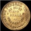 Image 1 : 1863 Civil War Token CLOSELY UNCIRCULATED