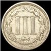 Image 2 : 1866 Nickel Three Cent ABOUT UNCIRCULATED