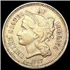Image 1 : 1867 Nickel Three Cent ABOUT UNCIRCULATED