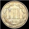 Image 2 : 1867 Nickel Three Cent ABOUT UNCIRCULATED