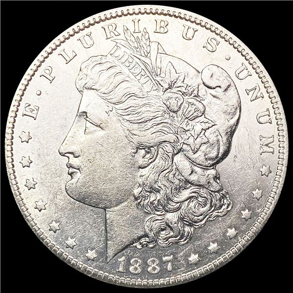 1887-S Morgan Silver Dollar NEARLY UNCIRCULATED