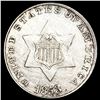 Image 1 : 1853 Silver Three Cent CLOSELY UNCIRCULATED