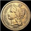 Image 1 : 1867 Nickel Three Cent LIGHTLY CIRCULATED