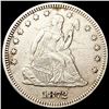 Image 1 : 1872 Seated Liberty Quarter LIGHTLY CIRCULATED