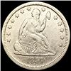 Image 1 : 1857 Seated Liberty Quarter LIGHTLY CIRCULATED