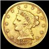 Image 1 : 1854 $5 Gold Half Eagle ABOUT UNCIRCULATED