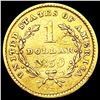Image 2 : 1850 Rare Gold Dollar ABOUT UNCIRCULATED