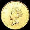Image 1 : 1855 Rare Gold Dollar GEM BU