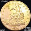Image 1 : 1876-CC Silver Trade Dollar CHOICE BU