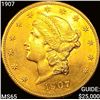 Image 1 : 1907 $20 Gold Double Eagle GEM BU