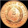 Image 2 : 1864 SM MOTTO Two Cent Piece UNCIRCULATED RD