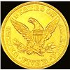 Image 2 : 1861 $5 Gold Half Eagle CHOICE BU