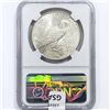 Image 2 : 1934 Silver Peace Dollar NGC MS61