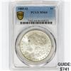 Image 1 : 1885-O Morgan Silver Dollar PCGS MS64
