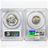 Image 2 : 1950-60 Varied US Silver Coinage PCGS MS (2 Coins)