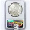 Image 2 : 1890 Morgan Silver Dollar NGC MS63