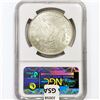 Image 2 : 1878 7/8TF Morgan Silver Dollar NGC MS63