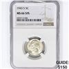 Image 1 : 1943-S Jefferson Nickel NGC MS66 5FS