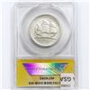 Image 2 : 1936 Long Island Half Dollar ANACS MS63