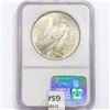 Image 2 : 1922 Silver Peace Dollar NGC MS64 Binion Collect.