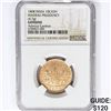 Image 1 : 1808 India Madras Presidency 10 Cash Coin NGC Genuine