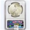 Image 2 : 1922 Silver Peace Dollar NGC MS64