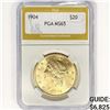 Image 1 : 1904 $20 Gold Double Eagle PGA MS65