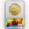 Image 2 : 1908 $20 Gold Double Eagle PGA MS64 Motto