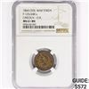 Image 1 : 1864 Civil War Token NGC MS61 BN FS-125/248 a