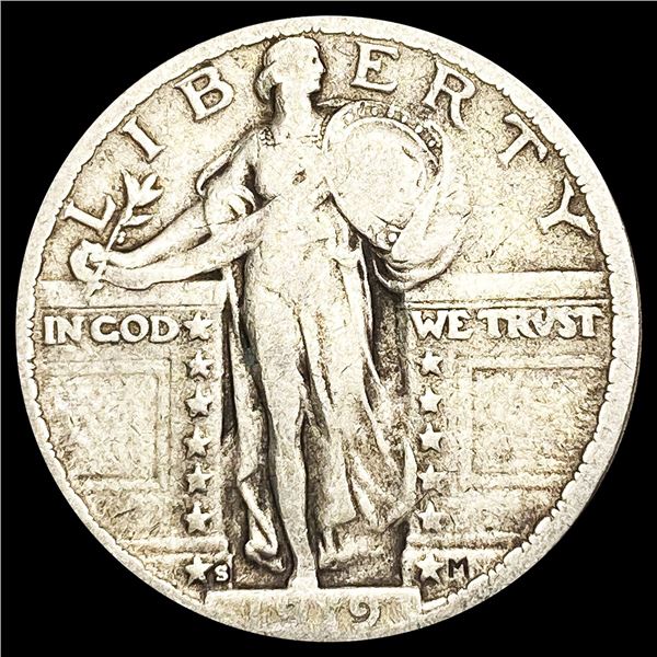 1919-S Standing Liberty Quarter ABOUT UNCIRCULATED