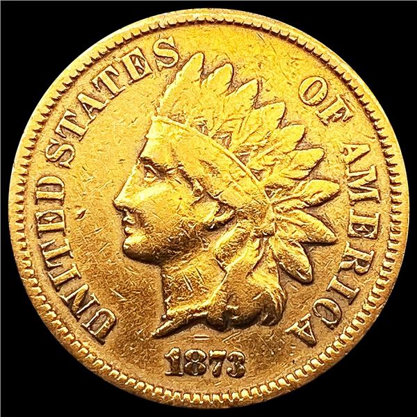 1873 Indian Head Cent CHOICE AU