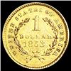 Image 2 : 1853 Rare Gold Dollar CHOICE BU