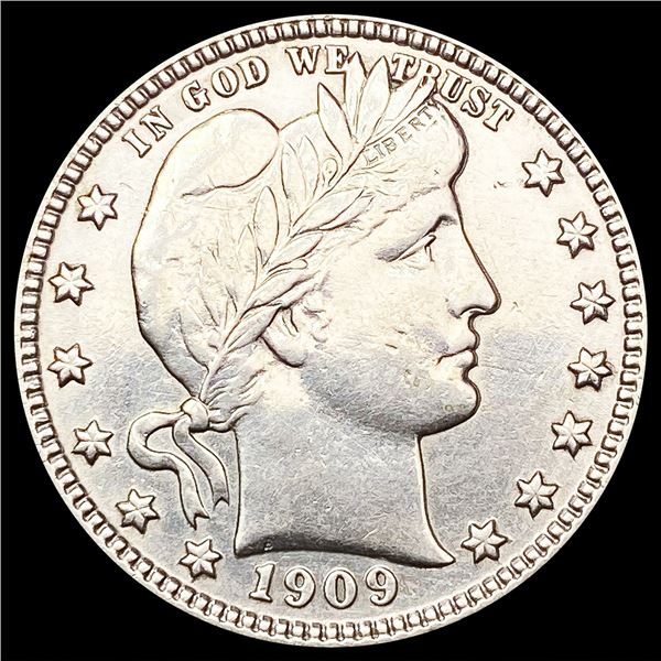 1909-S Barber Quarter GEM BU