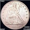 Image 1 : 1862 Seated Liberty Dollar UNCIRCULATED