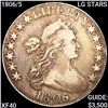 Image 1 : 1806/5 LG STARS Draped Bust Half Dollar NEARLY UNC