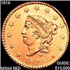 Image 1 : 1816 Coronet Head Large Cent UNCIRCULATED RD