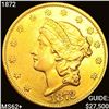 Image 1 : 1872 $20 Gold Double Eagle UNCIRCULATED +