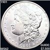 Image 1 : 1901 Morgan Silver Dollar UNCIRCULATED
