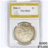 Image 1 : 1886-O Morgan Silver Dollar PGA MS64