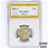 Image 1 : 1929-S Standing Liberty Quarter PGA MS63 60% FH