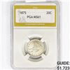 Image 1 : 1875 Twenty Cent Piece PGA MS61